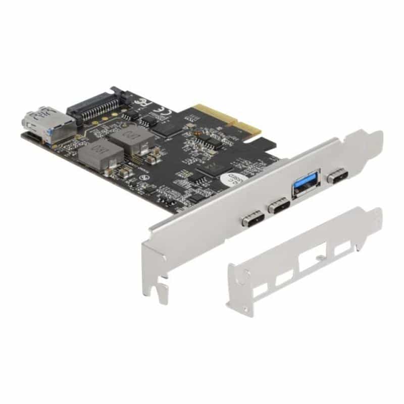DELOCK PCIe x4>3xUSB-C+2xUSB-A SS LP | 90060 DELOCK PCIe x4>3xUSB-C+2xUSB-A SS LP | 90060