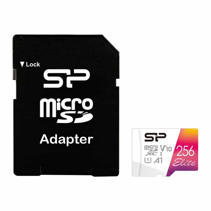 SILICON POWER memory card Elite Micro SDXC 256GB UHS-I A1 V10 SILICON POWER memory card Elite Micro SDXC 256GB UHS-I A1 V10