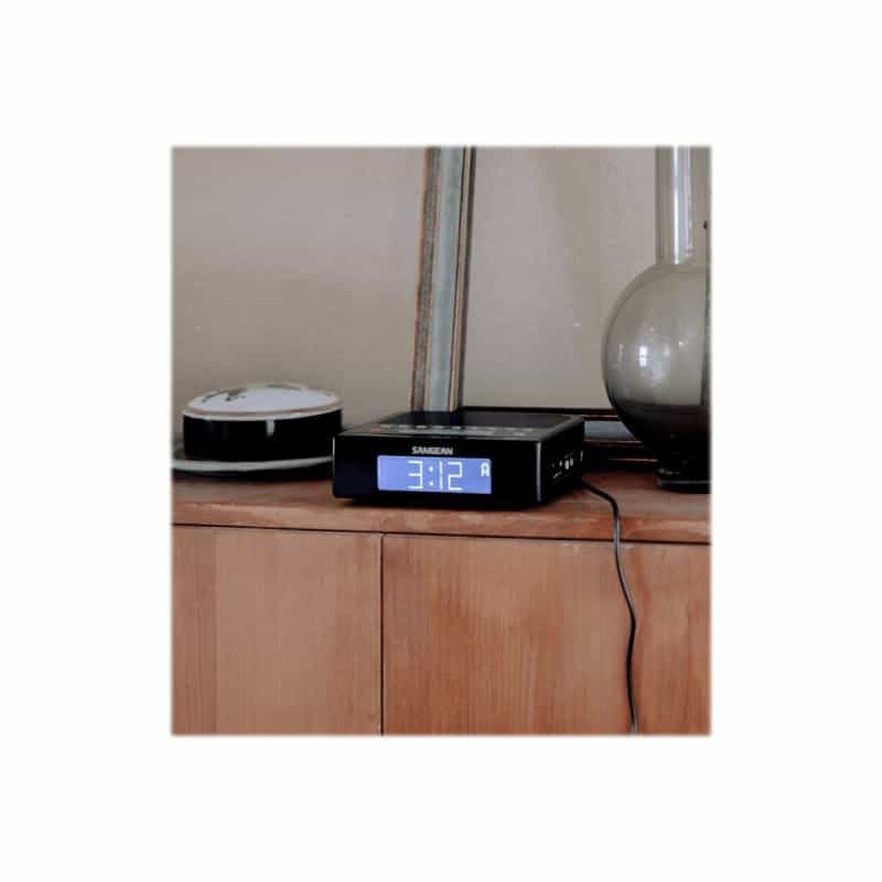SANGEAN DCR-89+ Radiowecker DAB+, UKW AUX, DAB+, UKW, USB Akku-Ladefunktion, Weckfunktion Schwarz (A SANGEAN DCR-89+ Radiowecker DAB+, UKW AUX, DAB+, UKW, USB Akku-Ladefunktion, Weckfunktion Schwarz (A