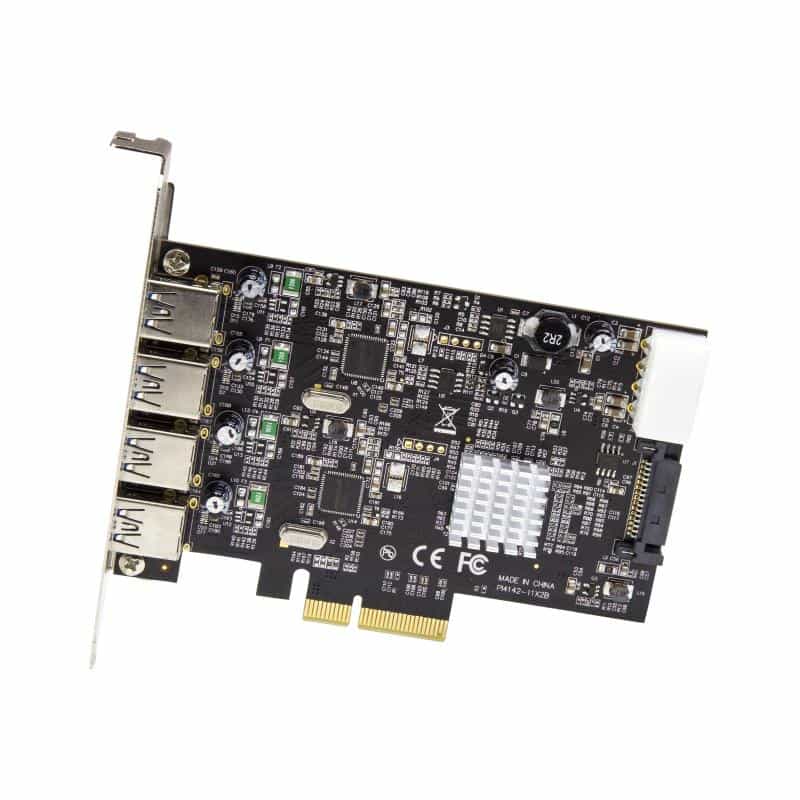 STARTECH.COM 4-Port USB 3.2 Gen 2 PCIe Karte - USB-A SuperSpeed 10Gbit/s PCI Express 3.0 x2 Host-Con STARTECH.COM 4-Port USB 3.2 Gen 2 PCIe Karte - USB-A SuperSpeed 10Gbit/s PCI Express 3.0 x2 Host-Con