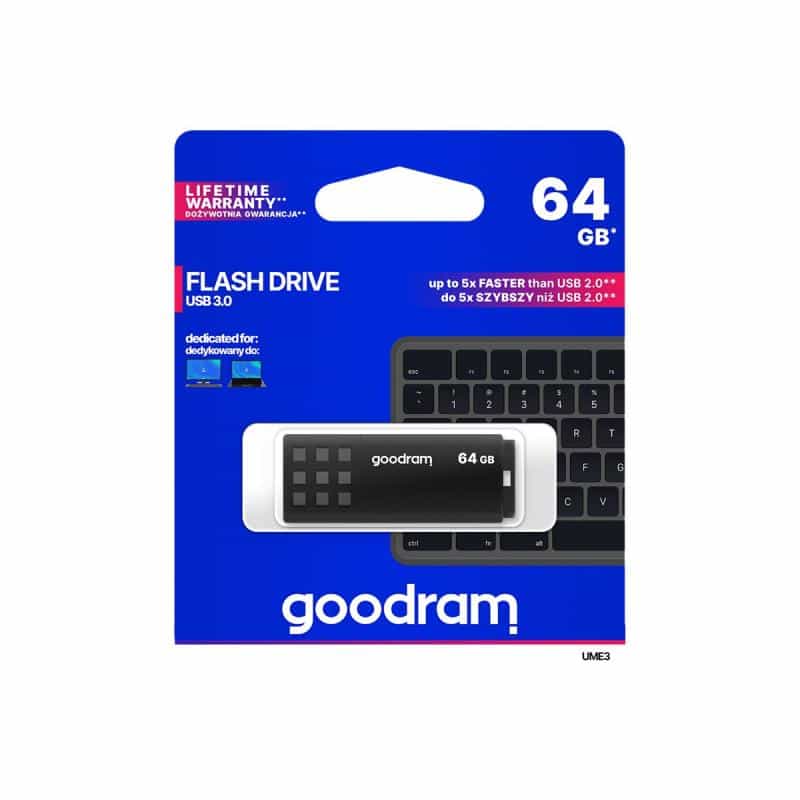 GOODRAM UME3 USB 3.0 64GB Black GOODRAM UME3 USB 3.0 64GB Black