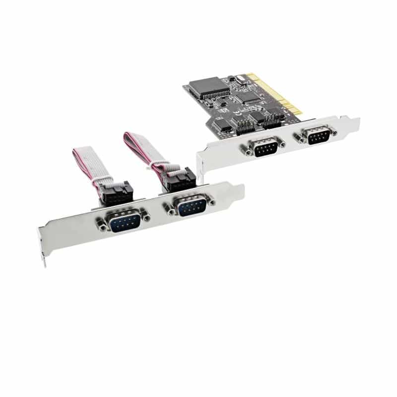 INLINE Schnittstellenkarte, InLine®, 4x 9pol seriell, PCI INLINE Schnittstellenkarte, InLine®, 4x 9pol seriell, PCI