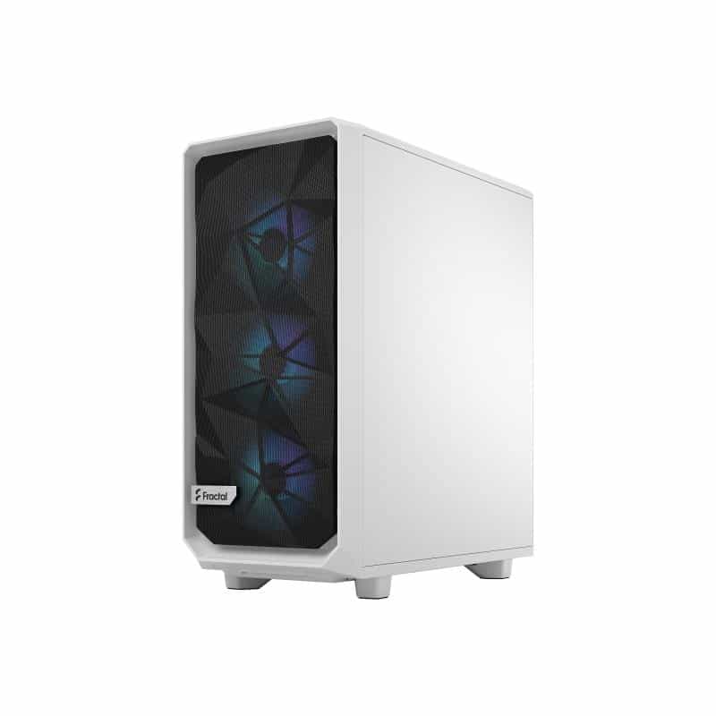 FRACTAL DESIGN Meshify 2 Compact White TG Clear RGB FRACTAL DESIGN Meshify 2 Compact White TG Clear RGB