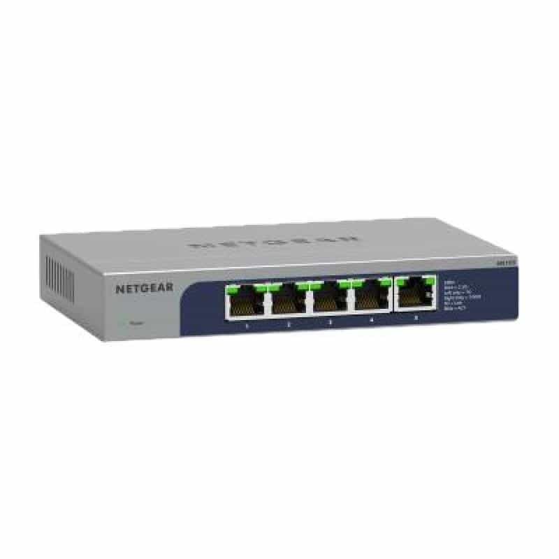 NETGEAR SWITCH MULTI-GIGABIT A 5 PORTE 2.5G ( MS105-100EUS ) NETGEAR SWITCH MULTI-GIGABIT A 5 PORTE 2.5G ( MS105-100EUS )