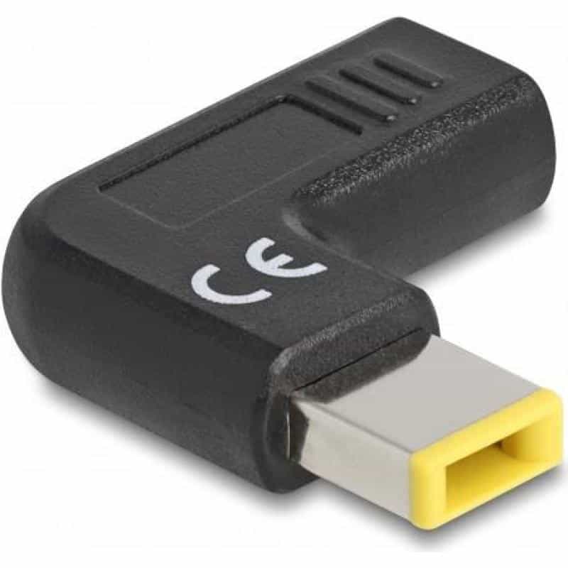 DELOCK - Netzteil - USB-C (W) zu GS-Antriebshebezug 11 x 4,5 mm (M) 3 A - gewinkelt - Schwarz (60003 DELOCK - Netzteil - USB-C (W) zu GS-Antriebshebezug 11 x 4,5 mm (M) 3 A - gewinkelt - Schwarz (60003