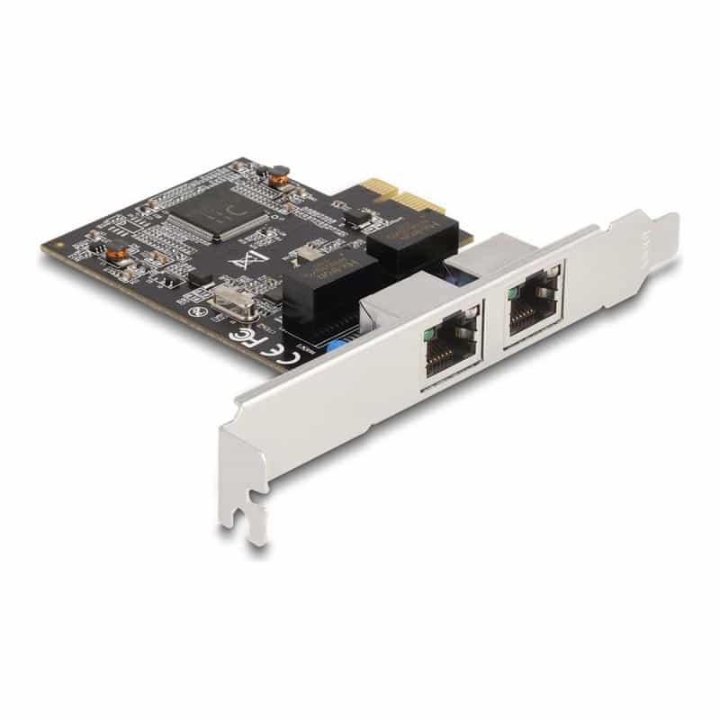 DELOCK PCI Express x1 Karte auf 2 x RJ45 Gigabit LAN RTL8111 DELOCK PCI Express x1 Karte auf 2 x RJ45 Gigabit LAN RTL8111