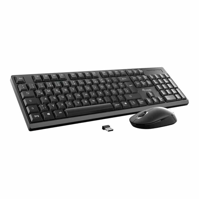EQUIP Kabellose Kombi Keyboard+Mouse, schwarz, portugiesisch EQUIP Kabellose Kombi Keyboard+Mouse, schwarz, portugiesisch