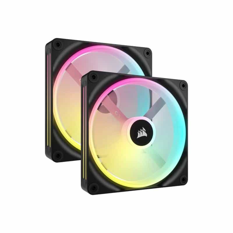 CORSAIR iCUE LINK QX140 RGB 140-mm-PWM-Lüfter (schwarz, Starter-Kit) CORSAIR iCUE LINK QX140 RGB 140-mm-PWM-Lüfter (schwarz, Starter-Kit)