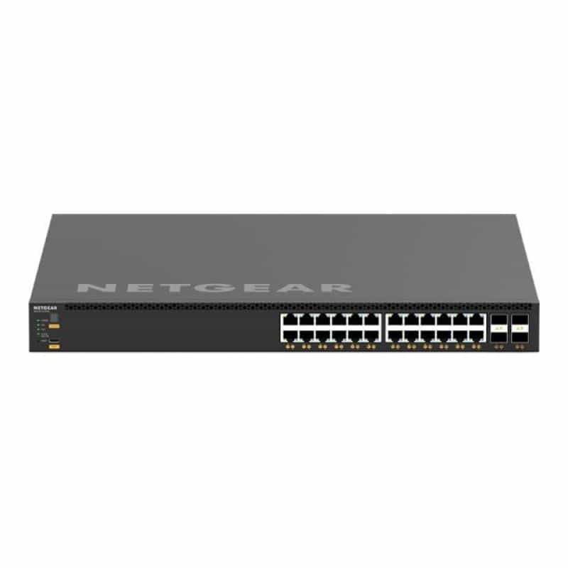 NETGEAR M4350-24X4V (XSM4328CV)-24x10G/Multi-Gig PoE+ (576W base, up to 720W) and 4xSFP28 25G Manage NETGEAR M4350-24X4V (XSM4328CV)-24x10G/Multi-Gig PoE+ (576W base, up to 720W) and 4xSFP28 25G Manage