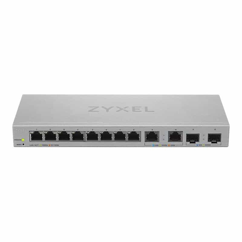 ZYXEL V2, 12-Port Managed MultiGig Switch mit 8-Ports 1G, 2-Ports 2.5G, 2-Ports 10G SFP+ ZYXEL V2, 12-Port Managed MultiGig Switch mit 8-Ports 1G, 2-Ports 2.5G, 2-Ports 10G SFP+