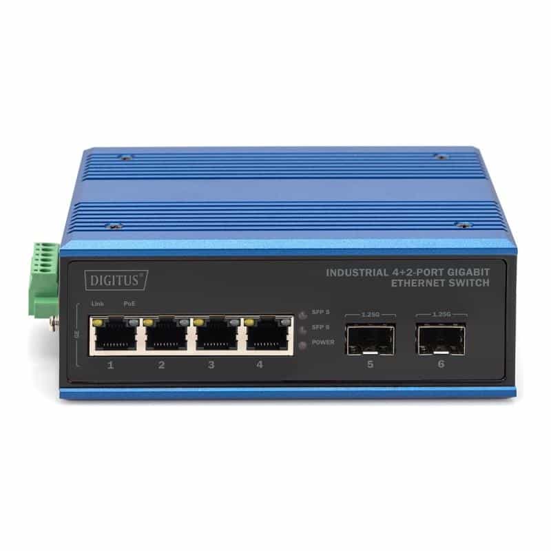 DIGITUS Switch 4+2 -Port Gigabit Ethernet DIGITUS Switch 4+2 -Port Gigabit Ethernet