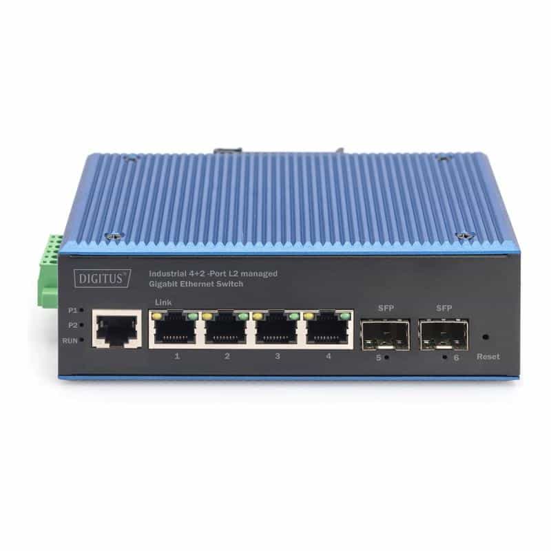 DIGITUS Switch 4+2 -Port L2 managed Gigabit Ethernet DIGITUS Switch 4+2 -Port L2 managed Gigabit Ethernet