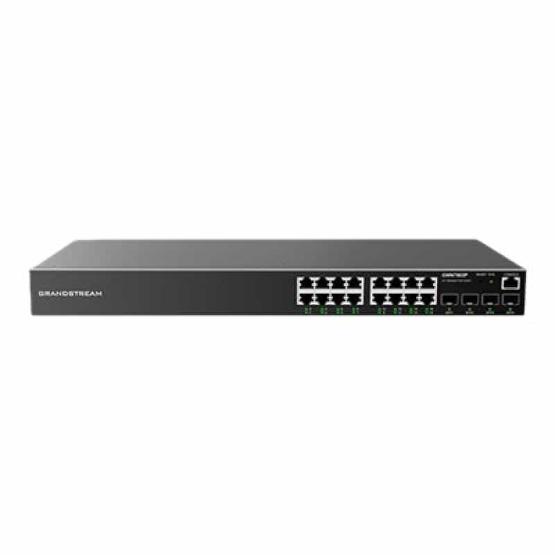 GRANDSTREAM GWN7802 - switch L2+ 16 porte no PoE+ 4 sfp. Utilizzabile con il controller GWN sia GRANDSTREAM GWN7802 - switch L2+ 16 porte no PoE+ 4 sfp. Utilizzabile con il controller GWN sia