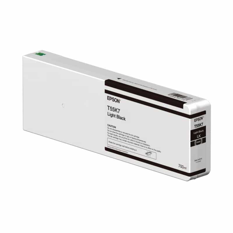 EPSON Singlepack Light Black T55K700 UltraChrome HDX/HD EPSON Singlepack Light Black T55K700 UltraChrome HDX/HD