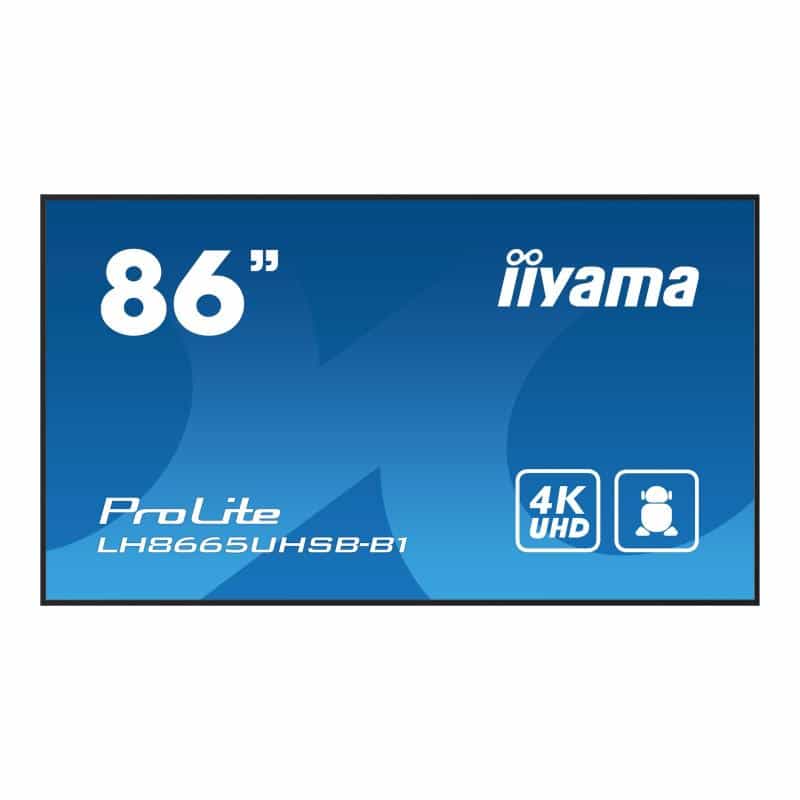 IIYAMA LH8665UHSB-B1 218,44cm (86") IIYAMA LH8665UHSB-B1 218,44cm (86")