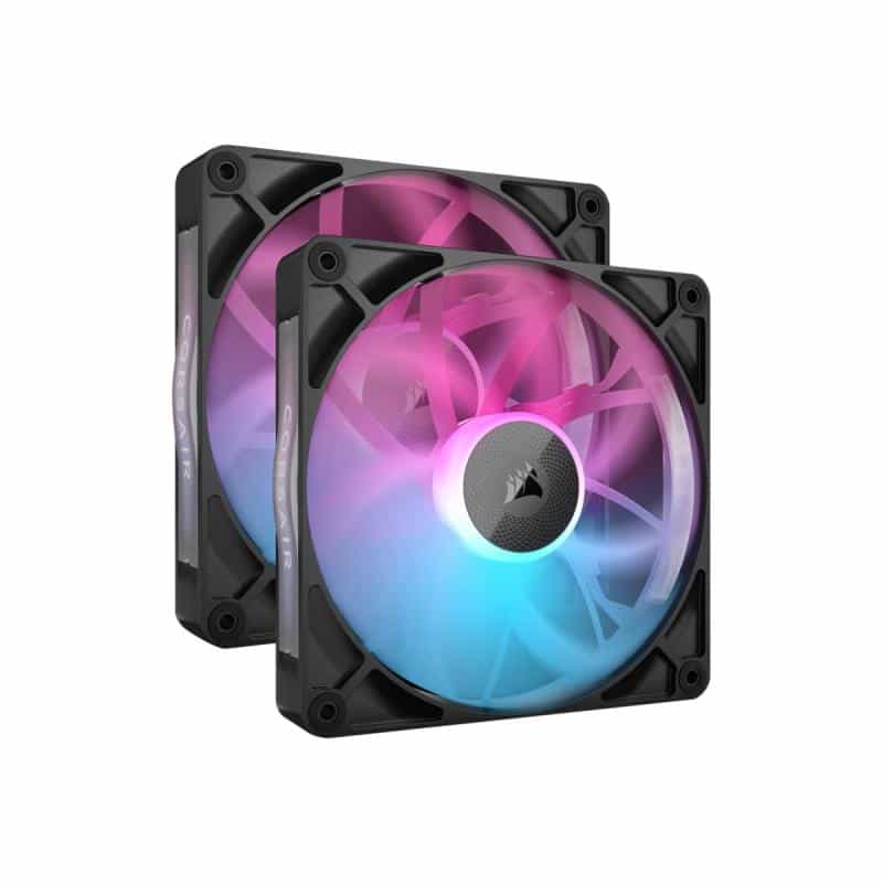 CORSAIR iCUE LINK RX140 RGB Dual (schwarz, 2er Pack) CORSAIR iCUE LINK RX140 RGB Dual (schwarz, 2er Pack)