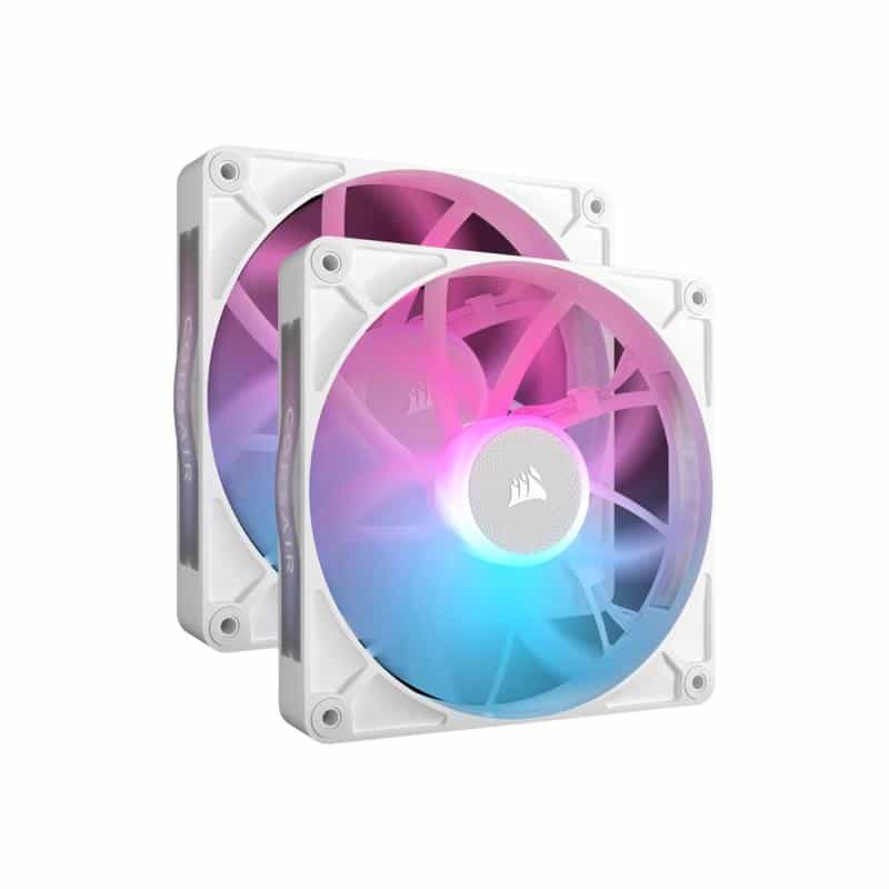 CORSAIR iCUE LINK RX140 RGB Dual (weiß, 2er Pack) CORSAIR iCUE LINK RX140 RGB Dual (weiß, 2er Pack)