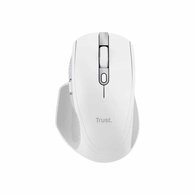 TRUST OZAA+ MULTI-CONNECT Maus Funk Optisch Weiß 6 Tasten 3200 dpi Integriertes Scrollrad TRUST OZAA+ MULTI-CONNECT Maus Funk Optisch Weiß 6 Tasten 3200 dpi Integriertes Scrollrad