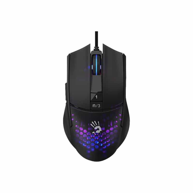A4TECH BLOODY A4TMYS47113 L65 MAX RGB Honeycomb (Activated) Maus USB Typ-A Optisch 12 000 DPI A4TECH BLOODY A4TMYS47113 L65 MAX RGB Honeycomb (Activated) Maus USB Typ-A Optisch 12 000 DPI