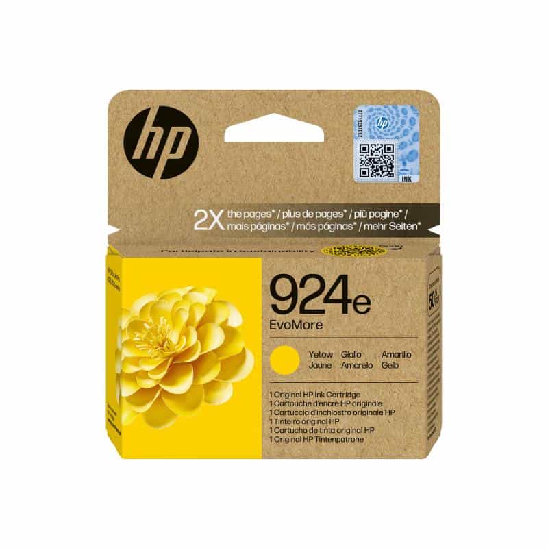 HP EvoMore 4K0U9NE Tintenpatrone yellow No. 924e HP EvoMore 4K0U9NE Tintenpatrone yellow No. 924e