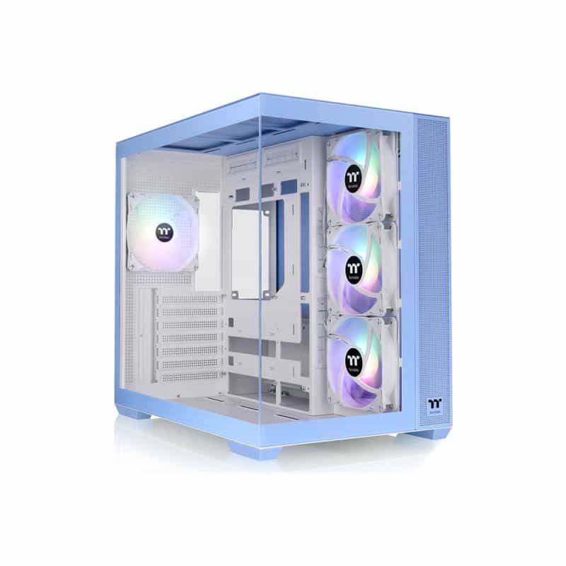 THERMALTAKE Geh View 380 TG Midi Tower "ARGB Hyndran." Blue retail THERMALTAKE Geh View 380 TG Midi Tower "ARGB Hyndran." Blue retail