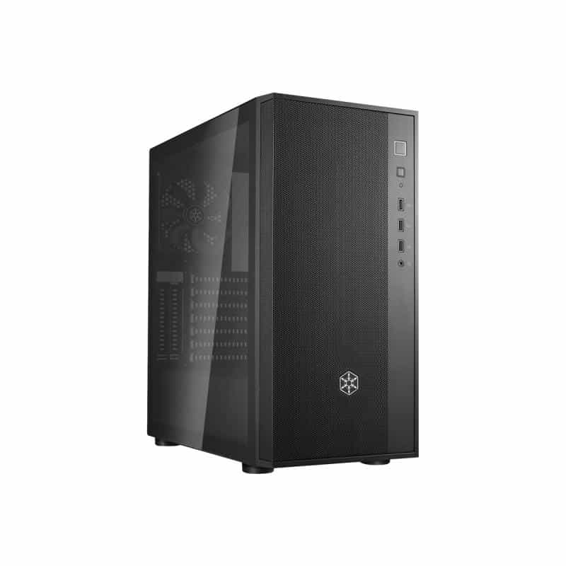 SILVERSTONE Fara R1 V2 Midi-Tower, Tempered Glas - schwarz SILVERSTONE Fara R1 V2 Midi-Tower, Tempered Glas - schwarz