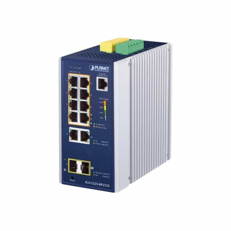 PLANET TECHNOLOGY IP30 Industrial L2+/L4 8-Port PLANET TECHNOLOGY IP30 Industrial L2+/L4 8-Port