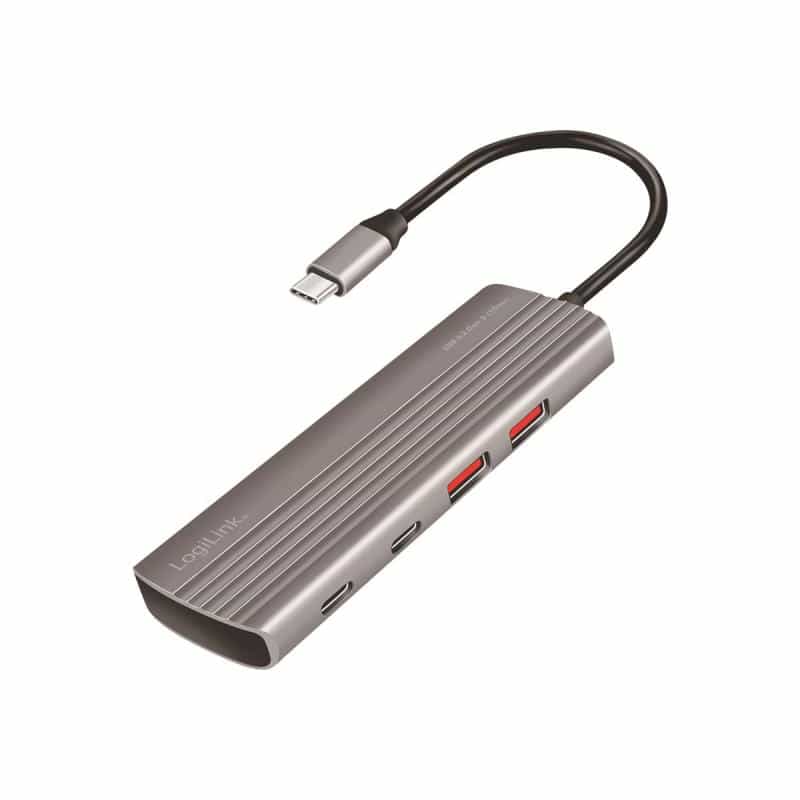 LOGILINK USB 3.2 Gen2 Hub 7+1-Port aluminium (UA0414) LOGILINK USB 3.2 Gen2 Hub 7+1-Port aluminium (UA0414)