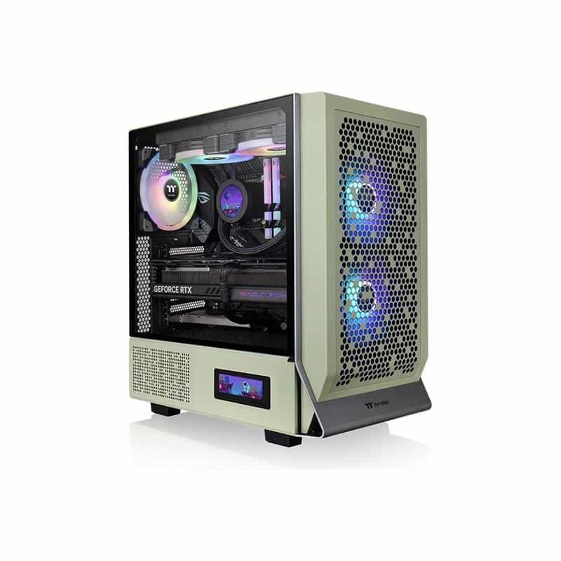 THERMALTAKE Ceres 300 TG ARGB - Mid tower - E-ATX - Seitenteil mit Fenster (gehärtetes Glas) THERMALTAKE Ceres 300 TG ARGB - Mid tower - E-ATX - Seitenteil mit Fenster (gehärtetes Glas)