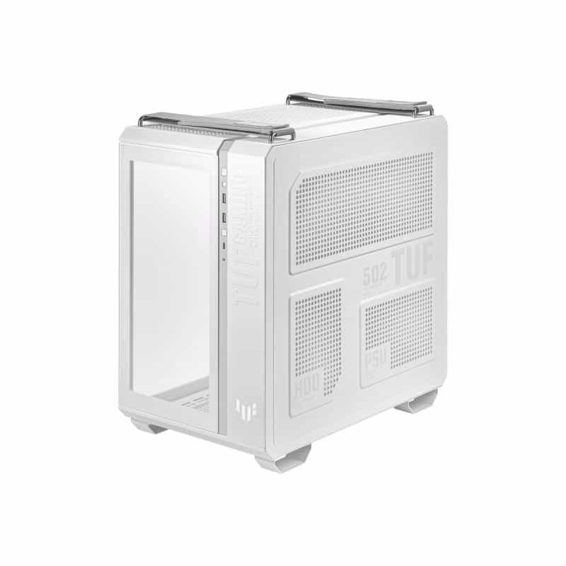 ASUS TUF Gaming GT502 Plus Weiß ATX Midi-Tower Gaming Gehäuse mit Glasfenster ASUS TUF Gaming GT502 Plus Weiß ATX Midi-Tower Gaming Gehäuse mit Glasfenster