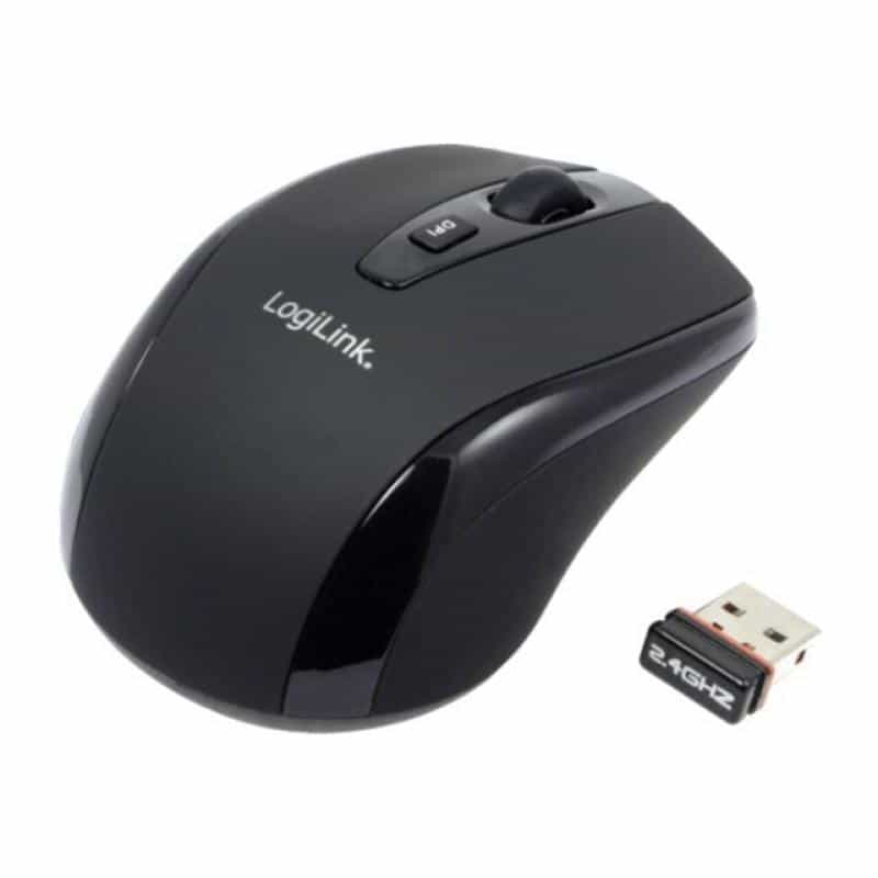 MAULogiLink wireless Minimouse black MAULogiLink wireless Minimouse black