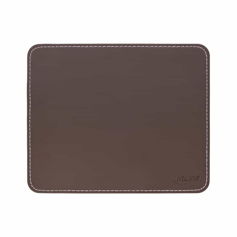 INLINE Maus-Pad Premium Kunstleder braun INLINE Maus-Pad Premium Kunstleder braun