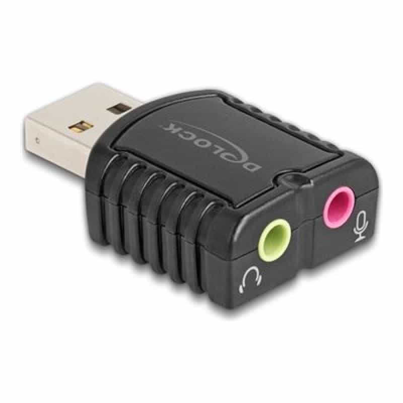 DELOCK Externe USB Soundkarte 24 Bit / 96 kHz Plug & Play DELOCK Externe USB Soundkarte 24 Bit / 96 kHz Plug & Play