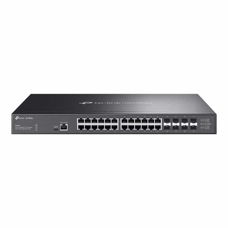 TP-LINK SX3832 Omada 24-Port 10GBASE-T L2+ Managed Switch TP-LINK SX3832 Omada 24-Port 10GBASE-T L2+ Managed Switch