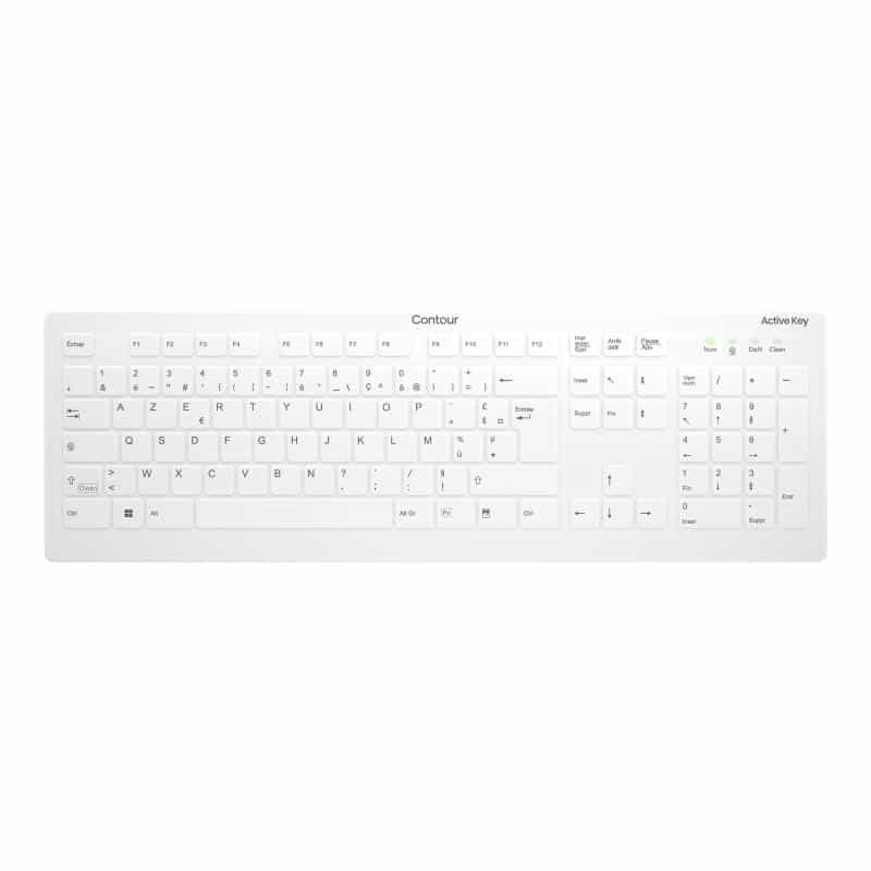 CHERRY AKTIVE KEY Flat Profile Wireless Hygiene Desktop Keyb CHERRY AKTIVE KEY Flat Profile Wireless Hygiene Desktop Keyb