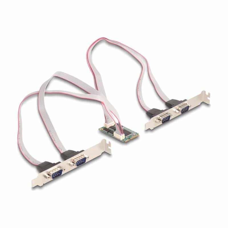 DELOCK Mini PCIe I/O full size 4 x Seriell RS-232 DELOCK Mini PCIe I/O full size 4 x Seriell RS-232