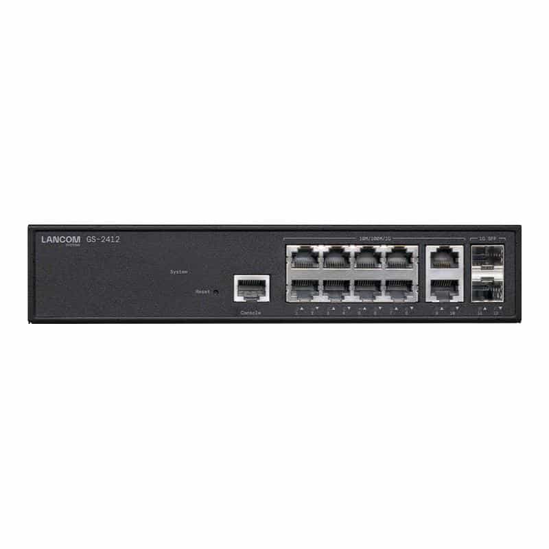 LANCOM GS-2412 2.2 Fully Managed Access Switches 2000 series LANCOM GS-2412 2.2 Fully Managed Access Switches 2000 series
