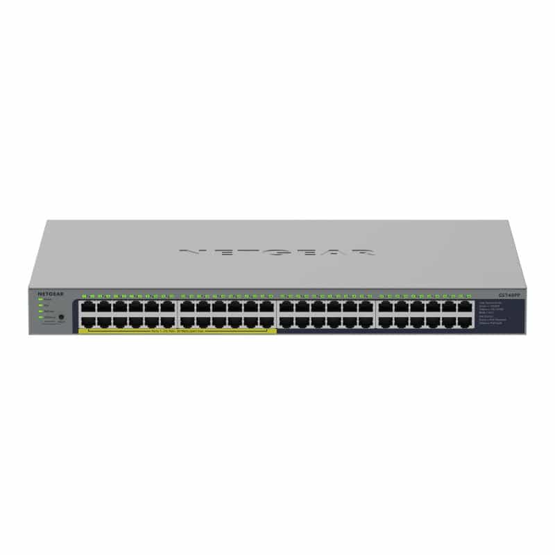 NETGEAR 48PT GIGE UNMANAGED SWITCH W/POE+ GS748PP NETGEAR 48PT GIGE UNMANAGED SWITCH W/POE+ GS748PP