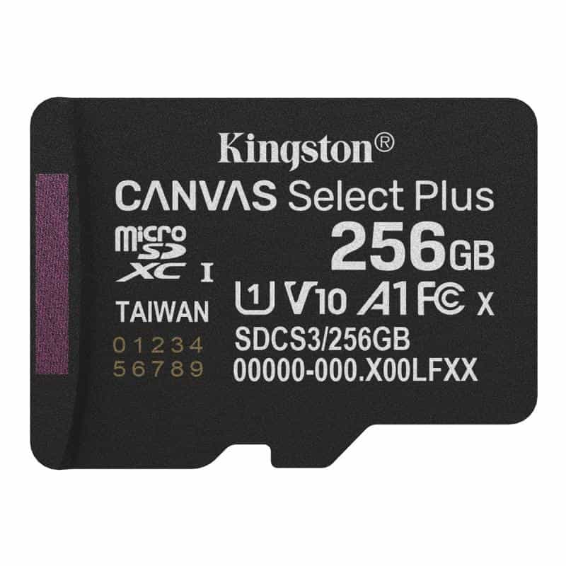 KINGSTON Canvas Select Plus Gen3 256GB KINGSTON Canvas Select Plus Gen3 256GB