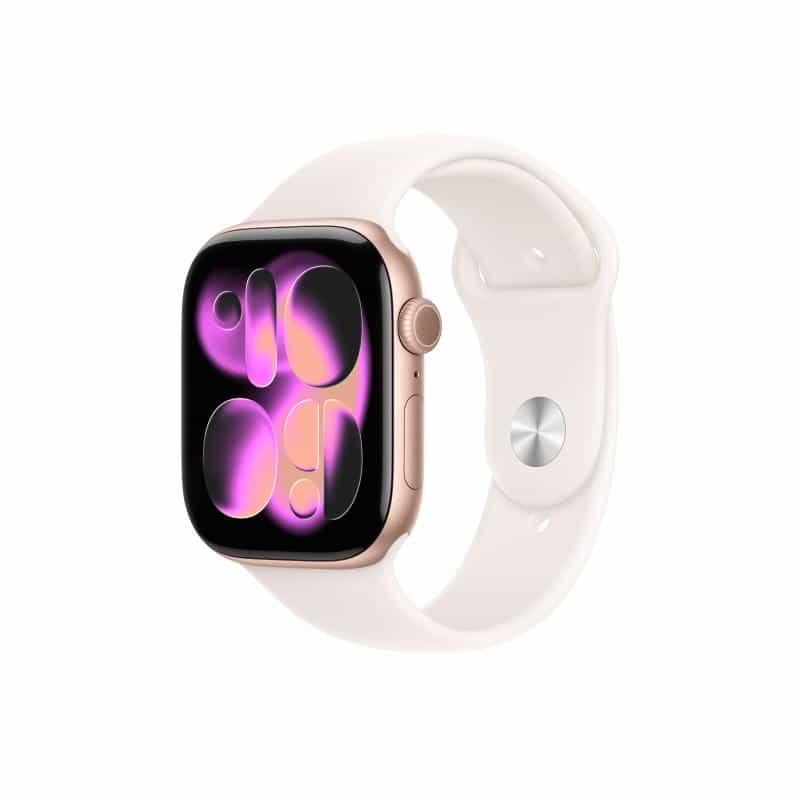 APPLE Watch S11 Aluminium Cellular 46mm Rosegold (Sportarmband blassrosa) M/L APPLE Watch S11 Aluminium Cellular 46mm Rosegold (Sportarmband blassrosa) M/L