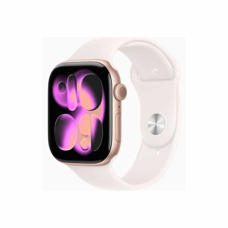 APPLE Watch S11 Aluminium Cellular 46mm Rosegold (Sportarmband blassrosa) S/M APPLE Watch S11 Aluminium Cellular 46mm Rosegold (Sportarmband blassrosa) S/M