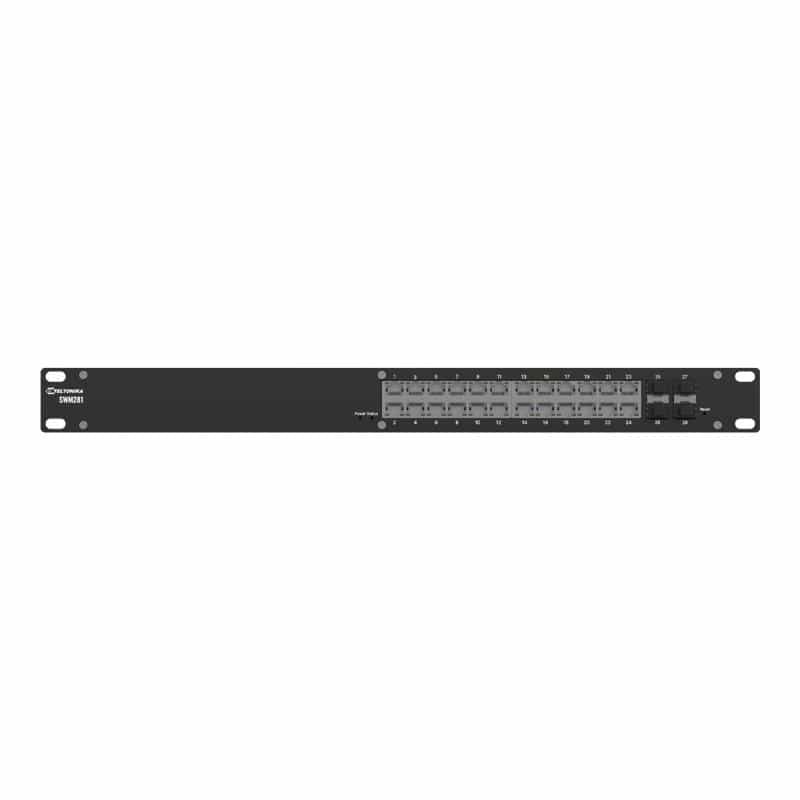 TELTONIKA SWM281 L2+ Managed Switch 24x ETH Ports 4x SFP TELTONIKA SWM281 L2+ Managed Switch 24x ETH Ports 4x SFP