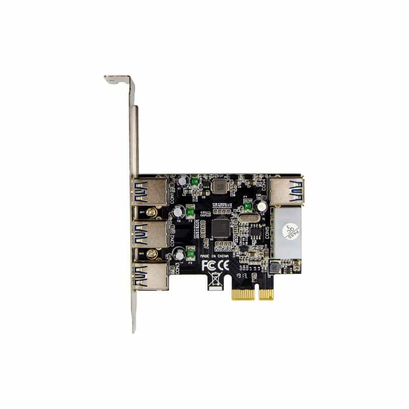 INLINE PCIe Karte, 3x+1x USB 3.2 Gen.1, Molex kompatibler 4-Pin Stromanschluss INLINE PCIe Karte, 3x+1x USB 3.2 Gen.1, Molex kompatibler 4-Pin Stromanschluss