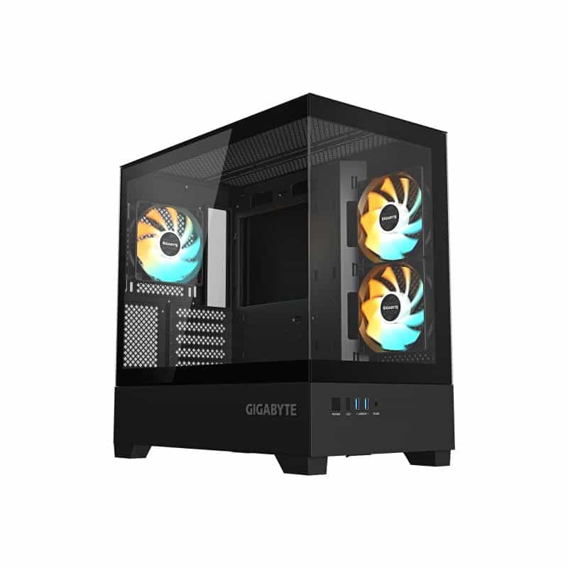 GIGABYTE C201 Panoramic Midi Tower Gaming Gehäuse mit Glasseitenfenster GIGABYTE C201 Panoramic Midi Tower Gaming Gehäuse mit Glasseitenfenster