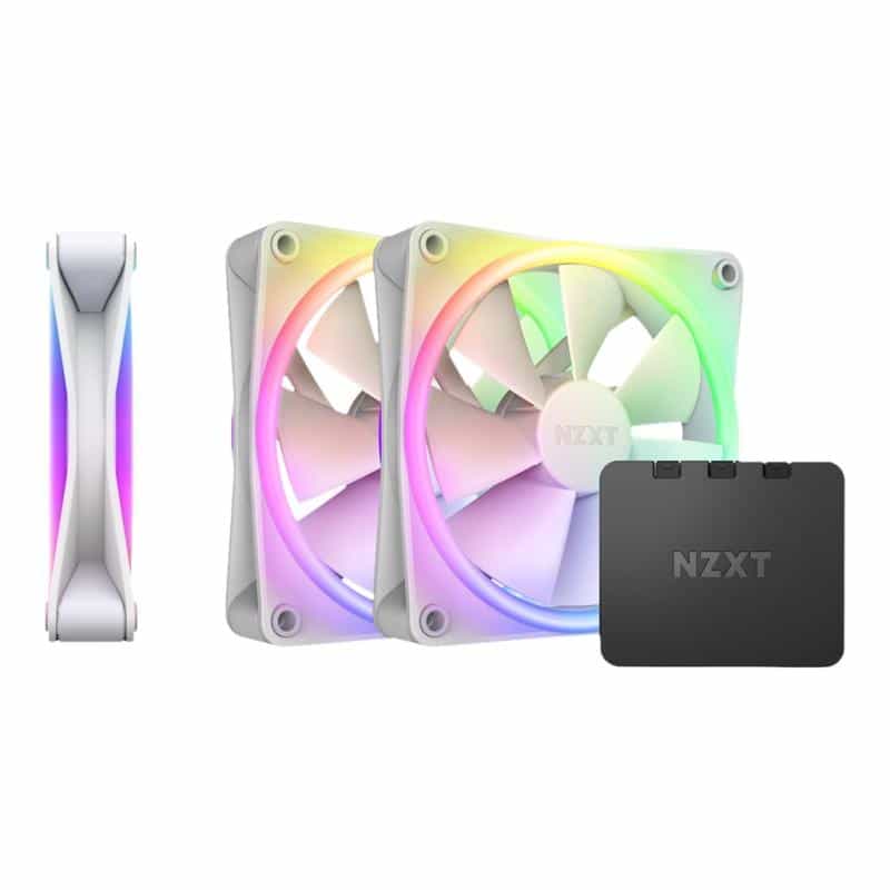 NZXT F120 RGB DUO, PWM, 120mm, 3er Pack - weiß NZXT F120 RGB DUO, PWM, 120mm, 3er Pack - weiß