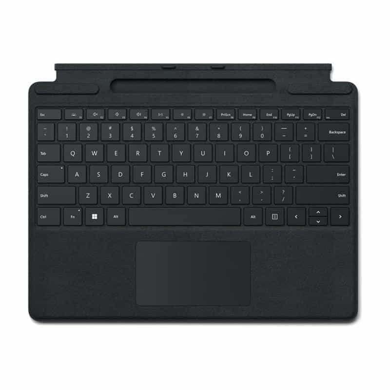 MICROSOFT Surface Pro9/10 Typecover with Slim Pen Storage COMM black United Kingdom MICROSOFT Surface Pro9/10 Typecover with Slim Pen Storage COMM black United Kingdom