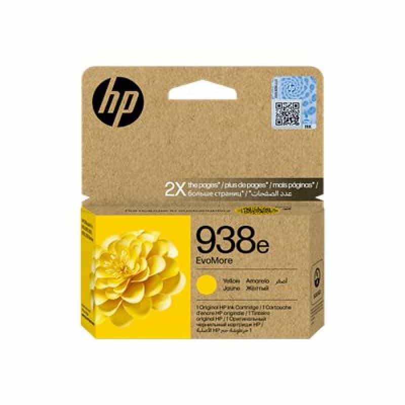 HP 938e EvoMore Yellow Original Ink Cartridge HP 938e EvoMore Yellow Original Ink Cartridge