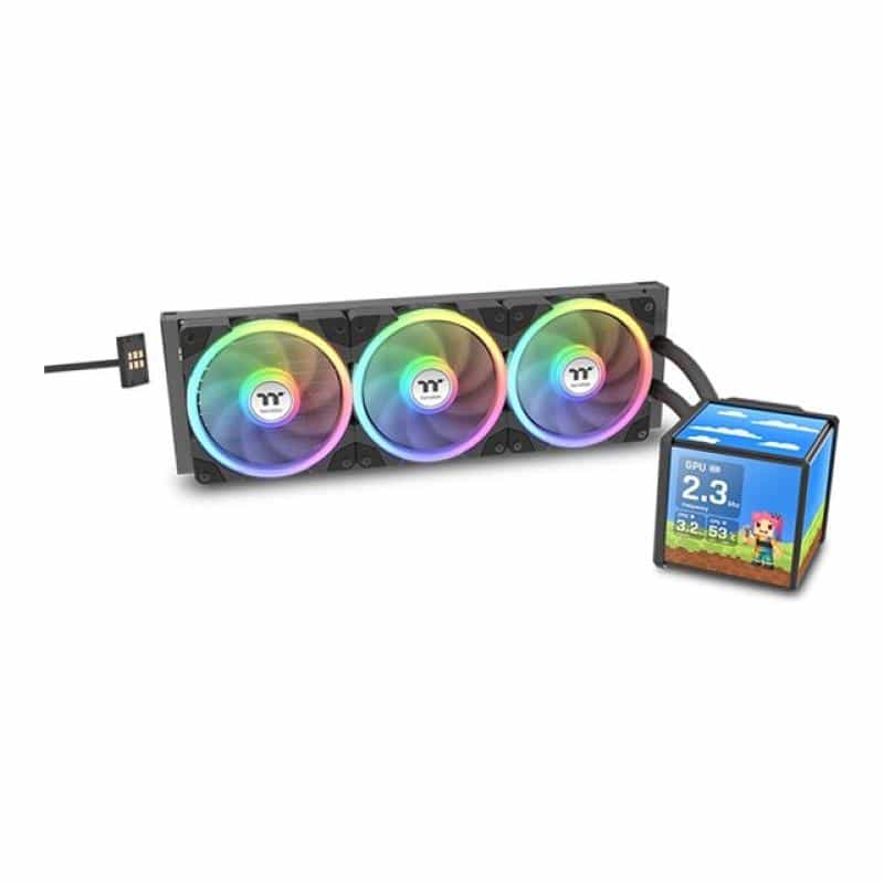 THERMALTAKE MINECUBE 360 Ultra All-In-One Liquid Cooler System ARGB Fan Schwarz THERMALTAKE MINECUBE 360 Ultra All-In-One Liquid Cooler System ARGB Fan Schwarz