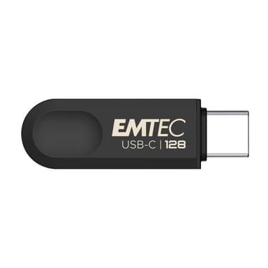 EMTEC C280 USB-Stick 128 GB USB Typ-C 3.2 Gen 1 (3.1 Gen 1) Schwarz