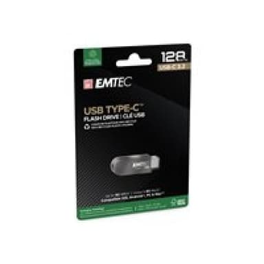 EMTEC C280 USB-Stick 128 GB USB Typ-C 3.2 Gen 1 (3.1 Gen 1) Schwarz